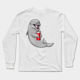 Dolphin Drinking mug Long Sleeve T-Shirt